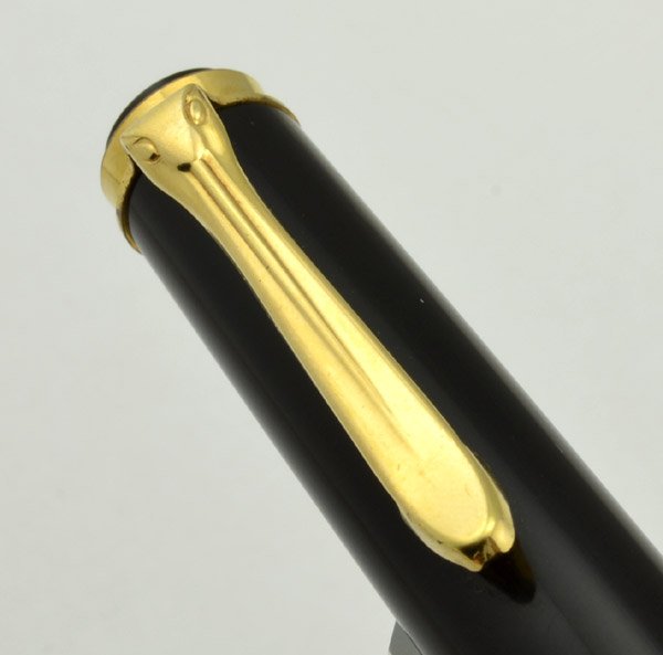 Pelikan 400 Fountain Pen - 1950s Gunther Wagner, Green & Black